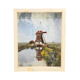 Hoekstra Decor  Dutch Windmill  Portrait Wall Art