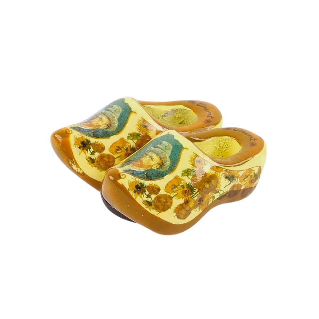 Magnet Wooden Shoe Van Gogh 1.75 inch