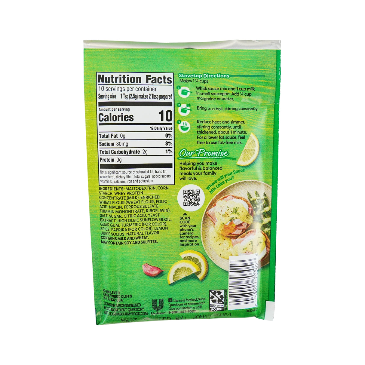 Knorr Hollandaise Sauce Mix .9oz
