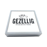 Gezellig It's A Dutch Thing Wooden Shoe  Sign