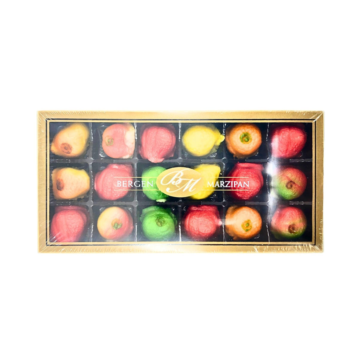 Bergen Marzipan Fruits Gift Box [18 pc] 8oz