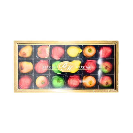 Bergen Marzipan Fruits Gift Box [18 pc] 8oz