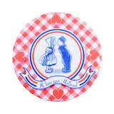 Markus Red Checker & Delft tile  Stroopwafel tin with 8 stroopwafels