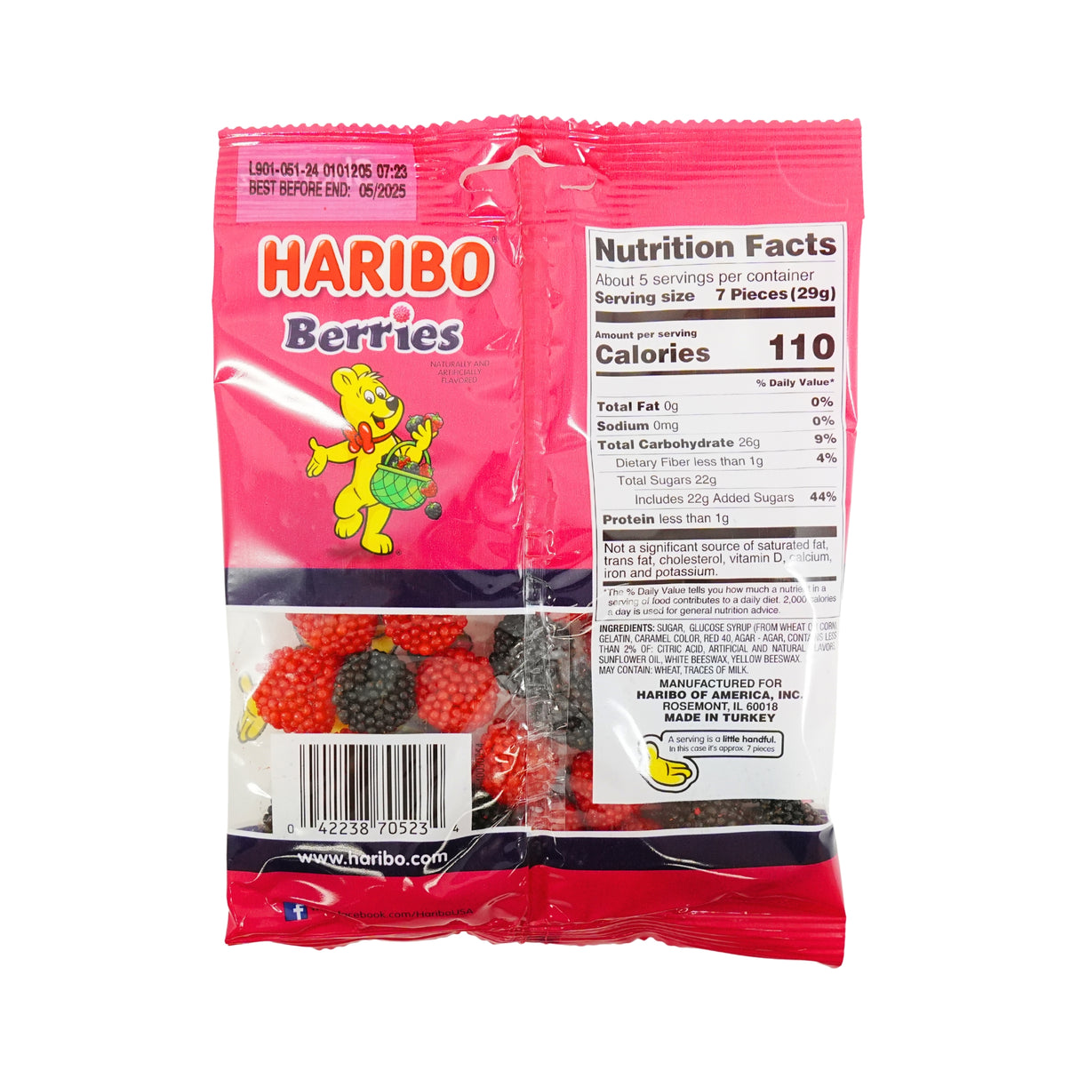 Haribo Berries 5oz Bag