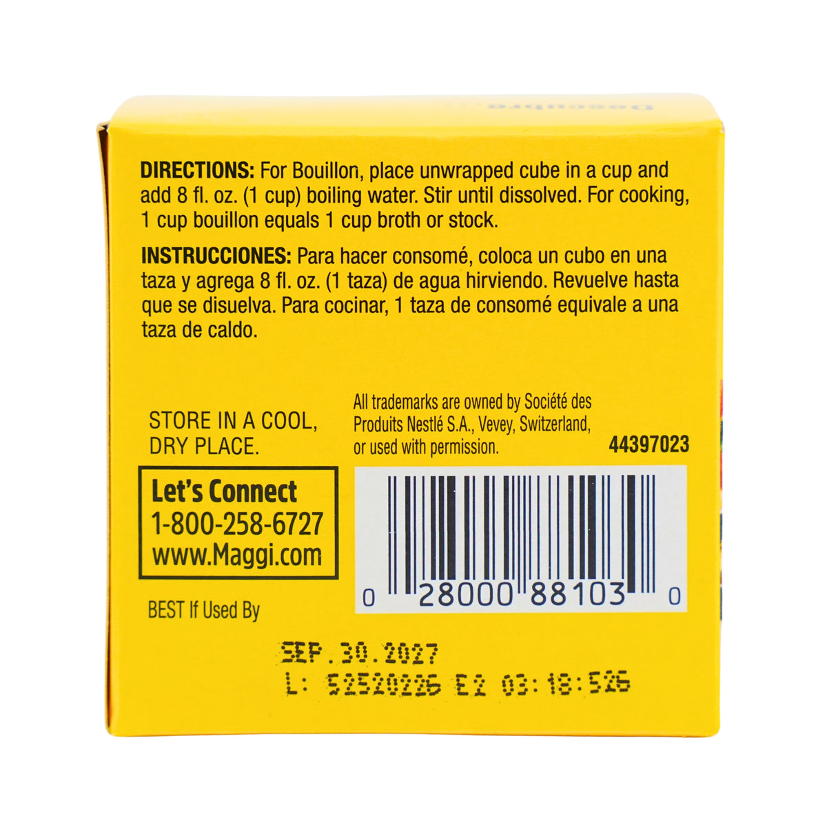 Maggi Chicken Boulion 20 ct Cubes