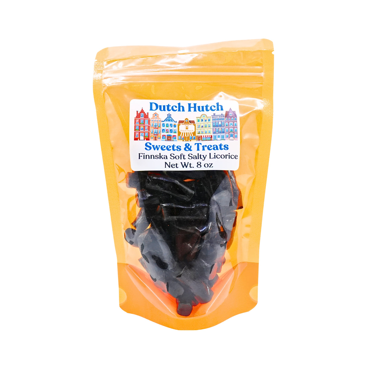 Dutch Hutch Salty Soft Licorice by Finnska 8 oz Bag