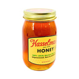 Hasselmans Unprocessed and Unfiltered Honey Pint Jar 22 oz