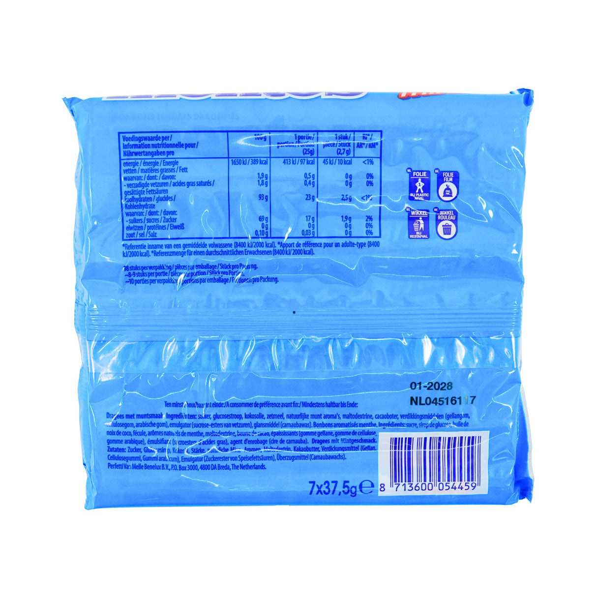 Mentos Peppermint 7 roll pack