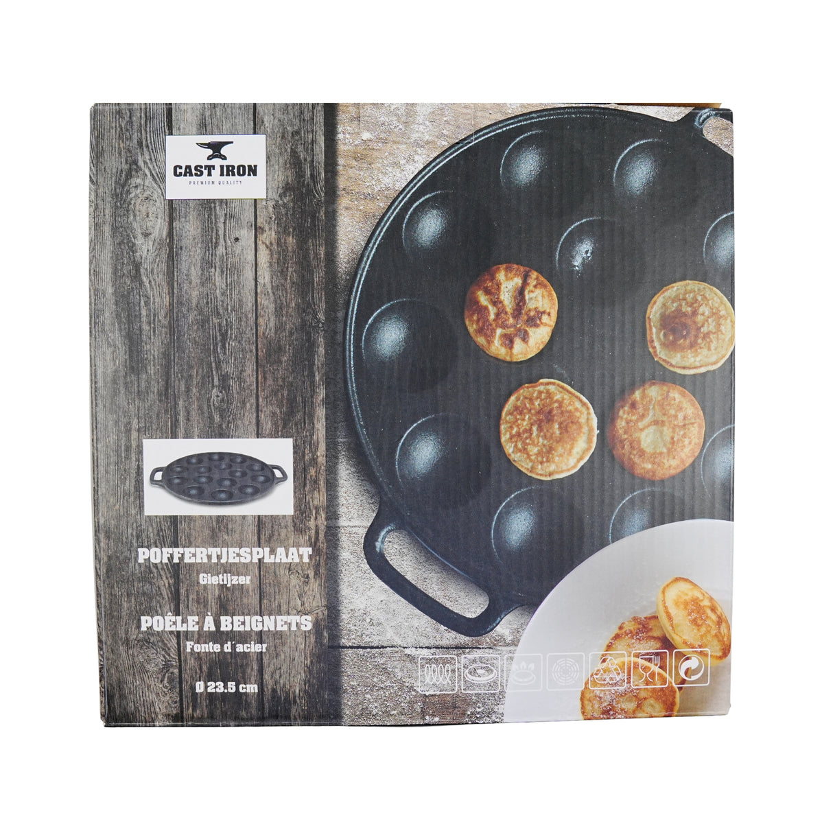 Koopmans Cast Iron Poffertjes Pan