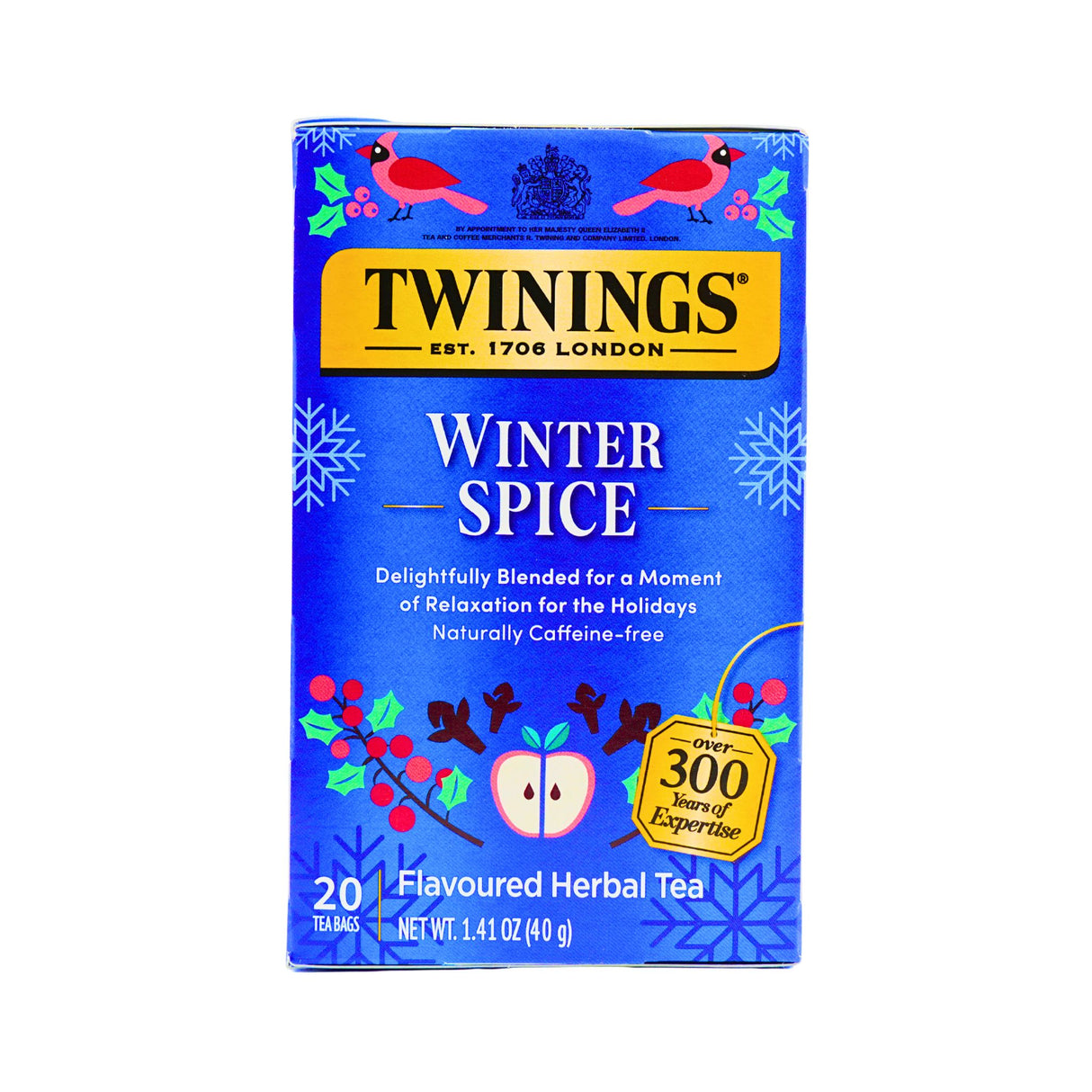 Twinings Winter Spice Herbal Tea 20 ct box