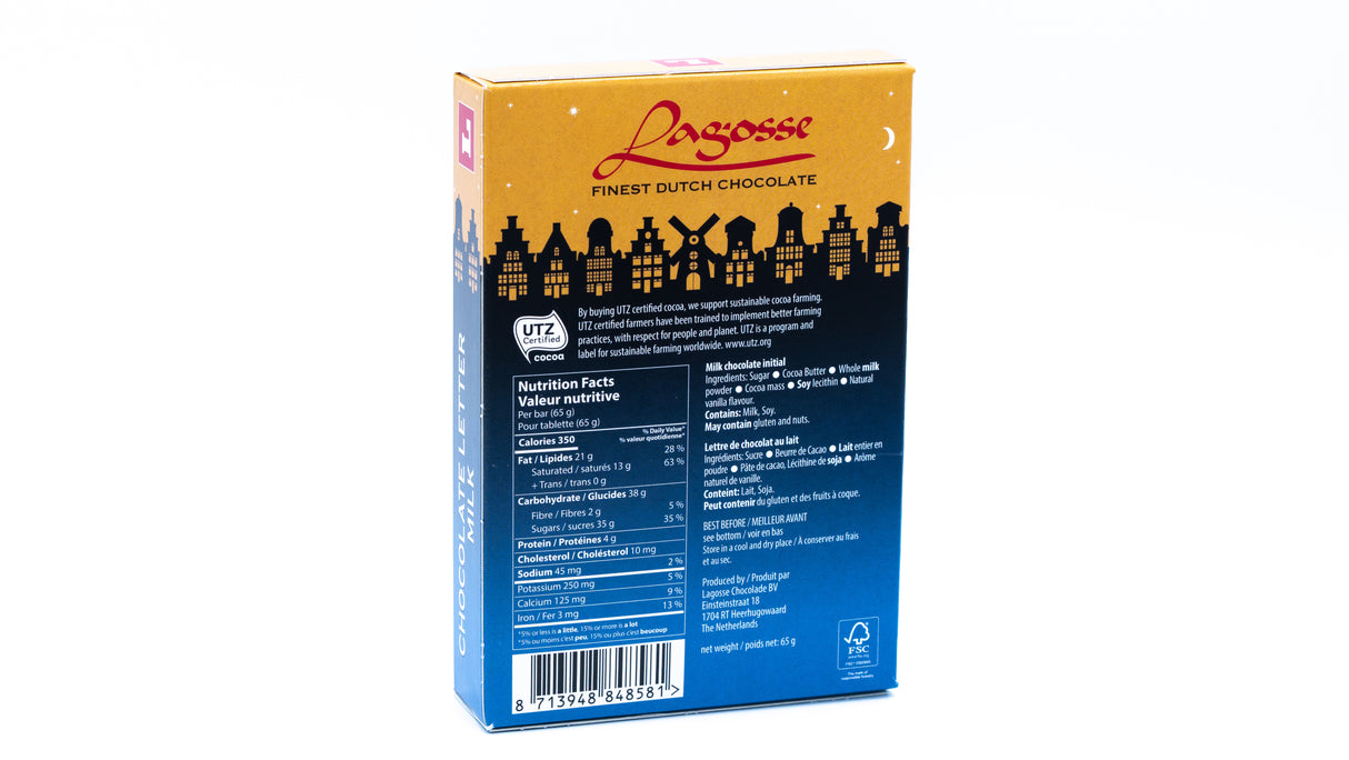 Lagosse Milk L Small Letter 2.3 Oz