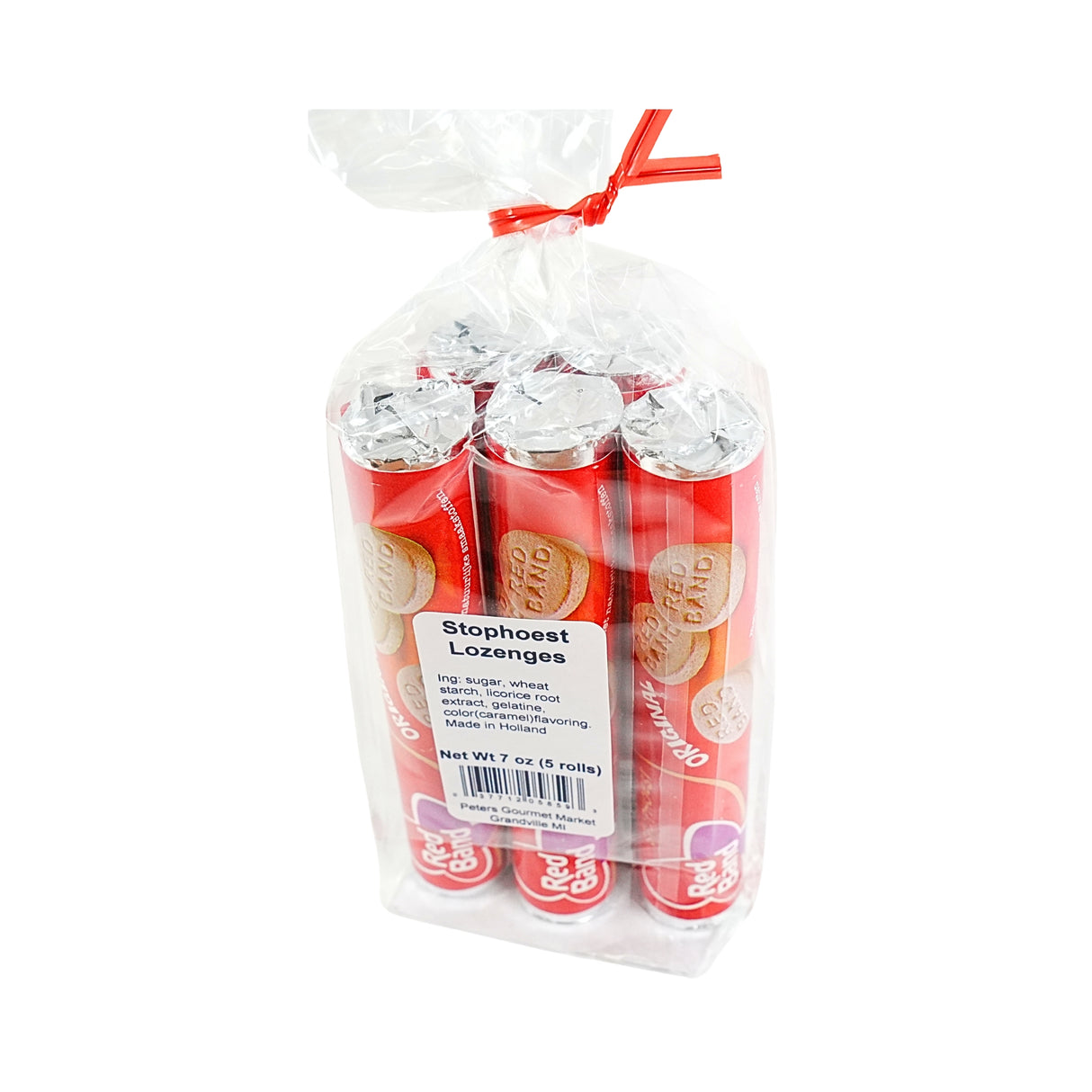 Red Band Stophoest Cough Drop 5 Roll Pack