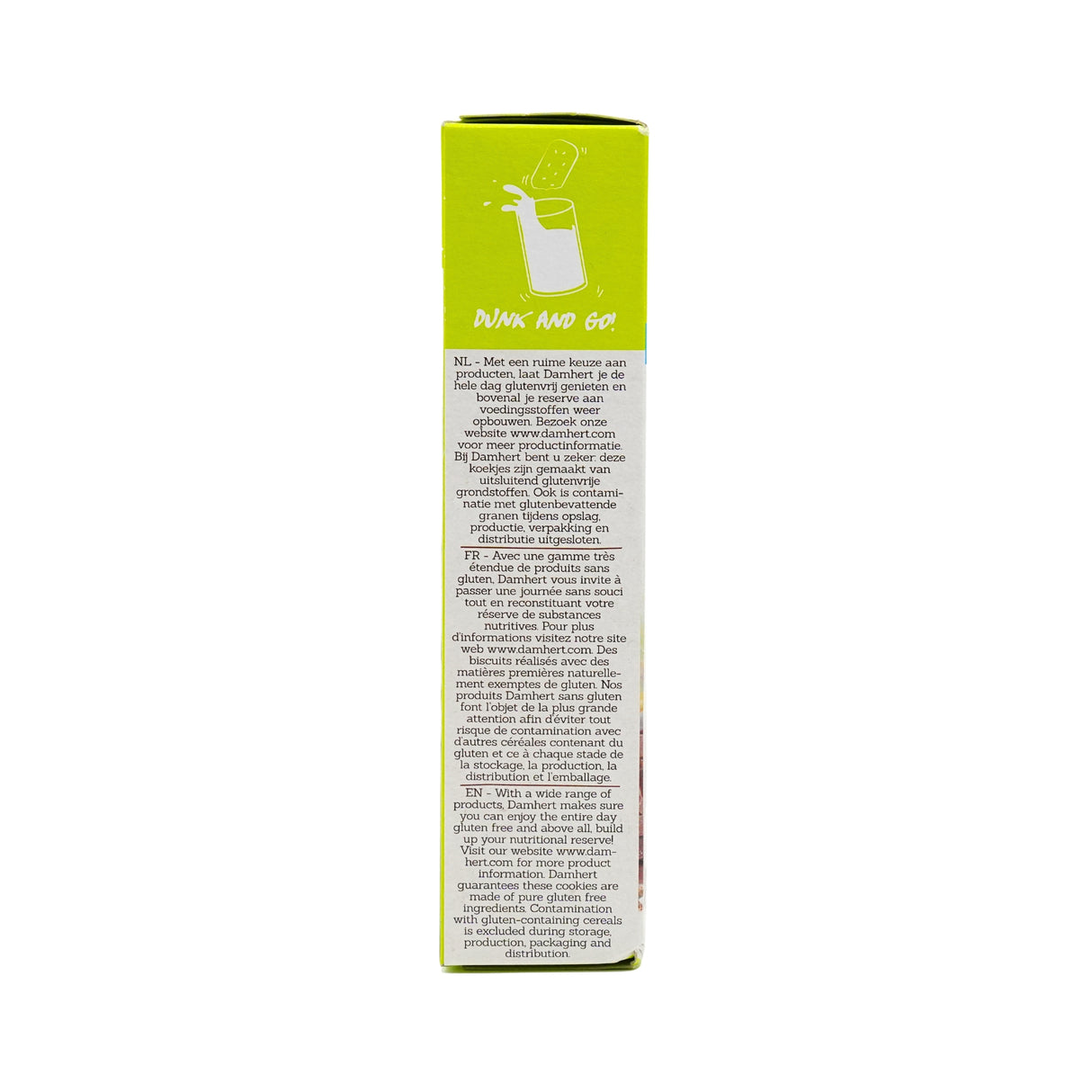 Damhert Gluten  Free Chocolate Oat Biscuits 5.8 Oz