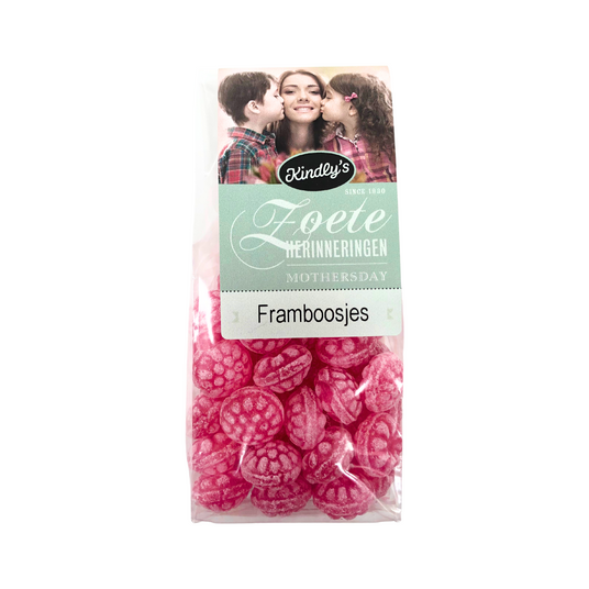 Kindlys Raspberry Hard Candies 6.3 Oz Bag