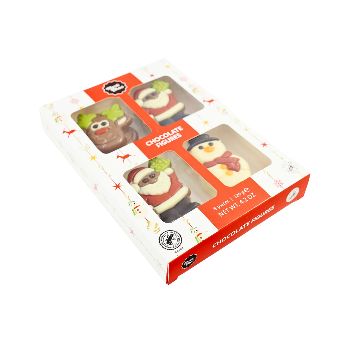 Martinez Milk and White Chocolate Christmas Figures 8pcs 120gr