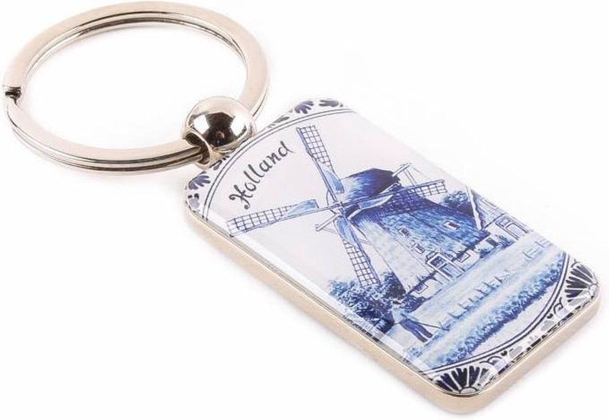 Key Chain Mill Delft Blue Holland