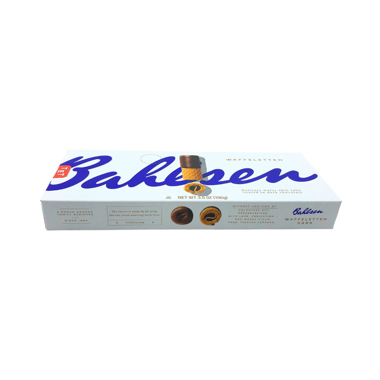 Bahlsen Dark Wafer Rolls 3.5oz Box