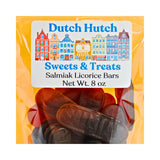Dutch Hutch Salmiak Licorice  Bars 8 oz By Matthijs