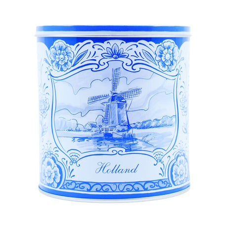 Markus Holland Delft style Stroopwafel tin with 8 stroopwafels
