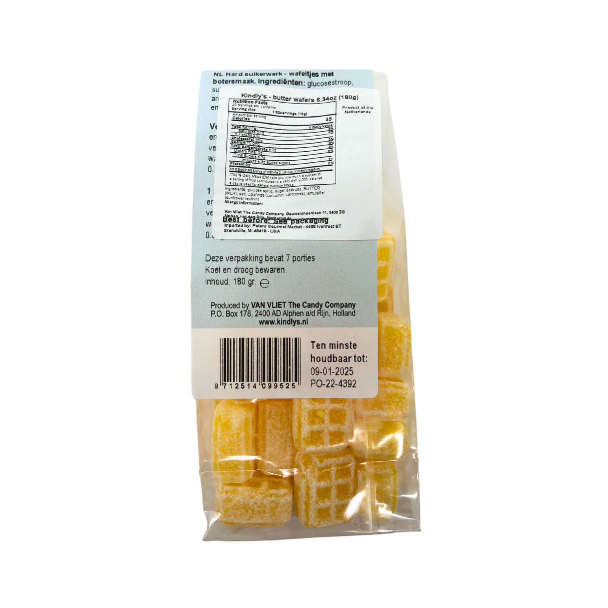 Kindly Butter Waffles   Hard Candy 6.3 Oz