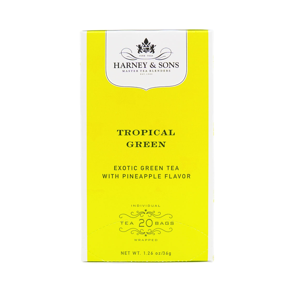 Harney & Sons Tropical Green Tea 20 Ct Box