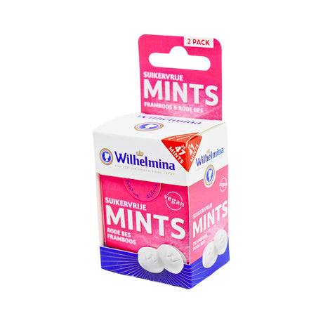 Wilhelmina Sugar Free Raspberry & Red Currant Candies 60 gr 2 pack