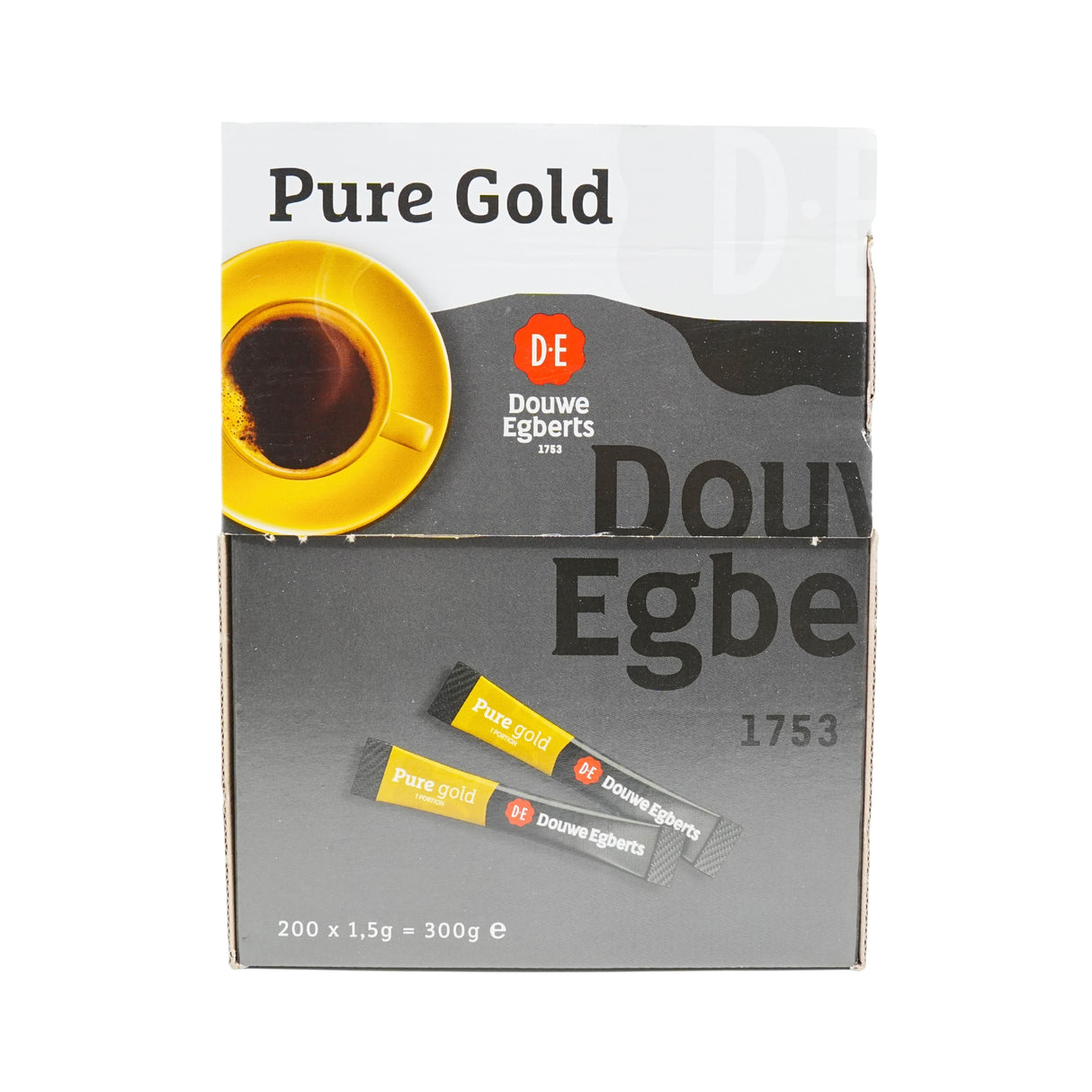 Douwe Egberts Pure Gold Instant coffee sticks 200 count