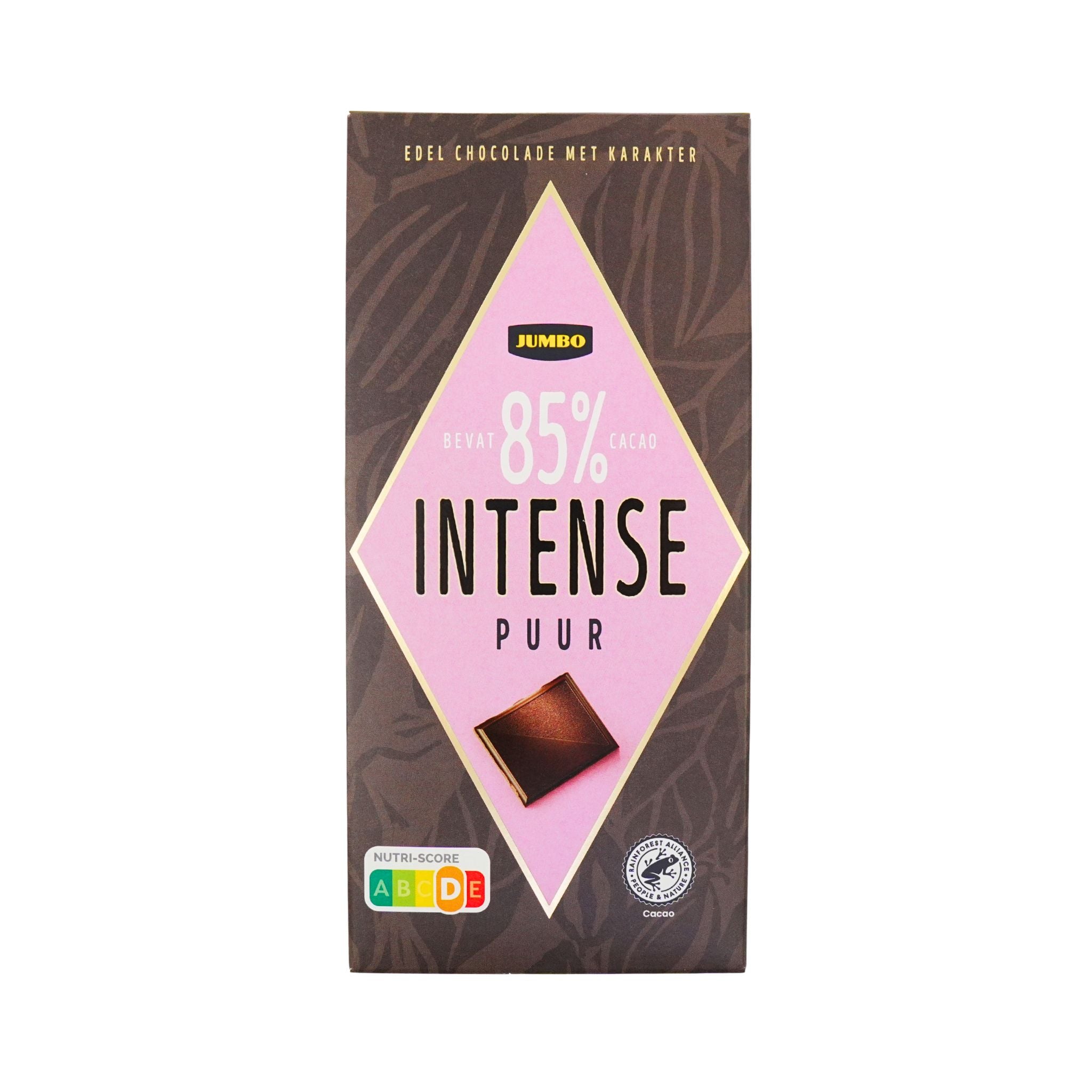 Jumbo Intense Extra Dark Chocolate Bar (85%) 3.5 oz 100 gr