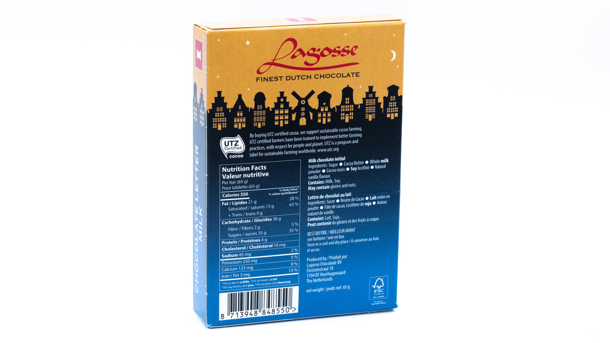 Lagosse Milk I Small Letter 2.3 Oz