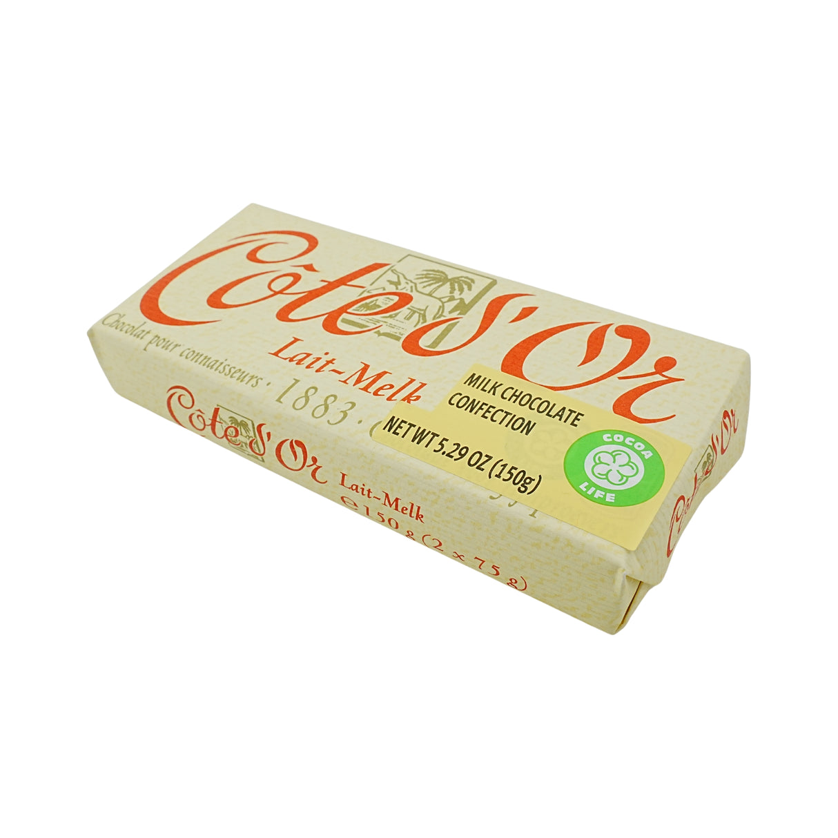 Cote D Or Milk Chocolate 1883 Connoisseur Bar 5.29 oz