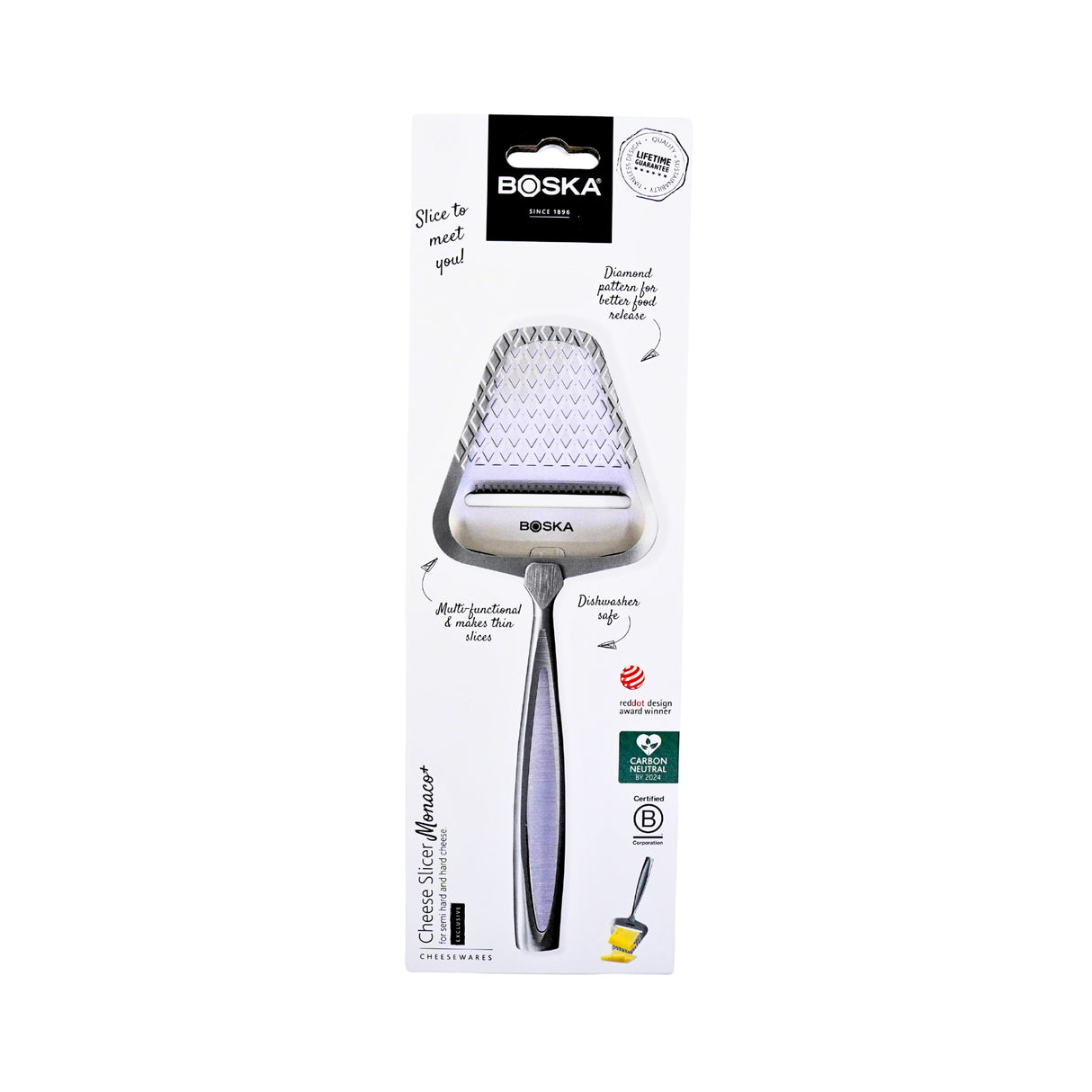 Boska Stainless Steel Cheese Slicer Monaco PLUS