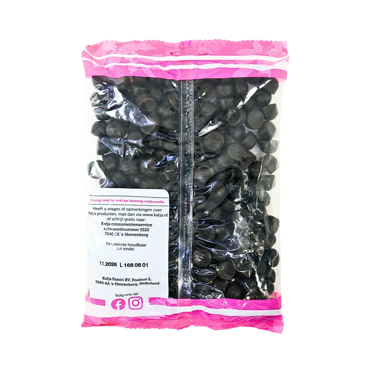 Katja Kokindjes Soft Licorice Drops 500 Gram Bag  17.6 Ounce