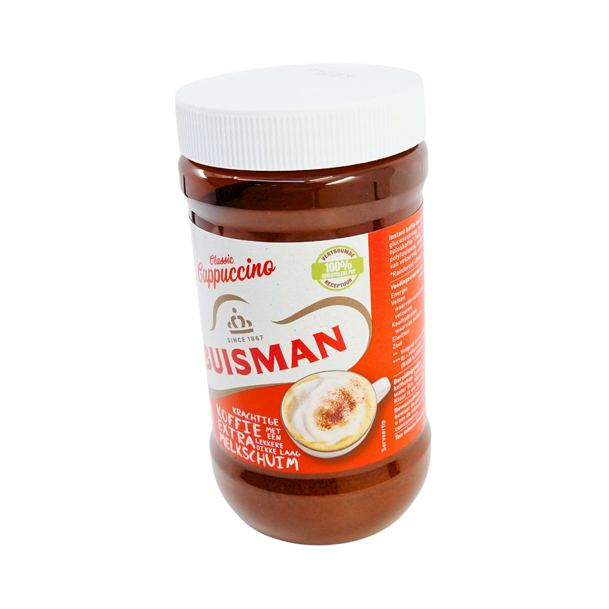 Buisman Cappuccino Mix 10.5 oz can