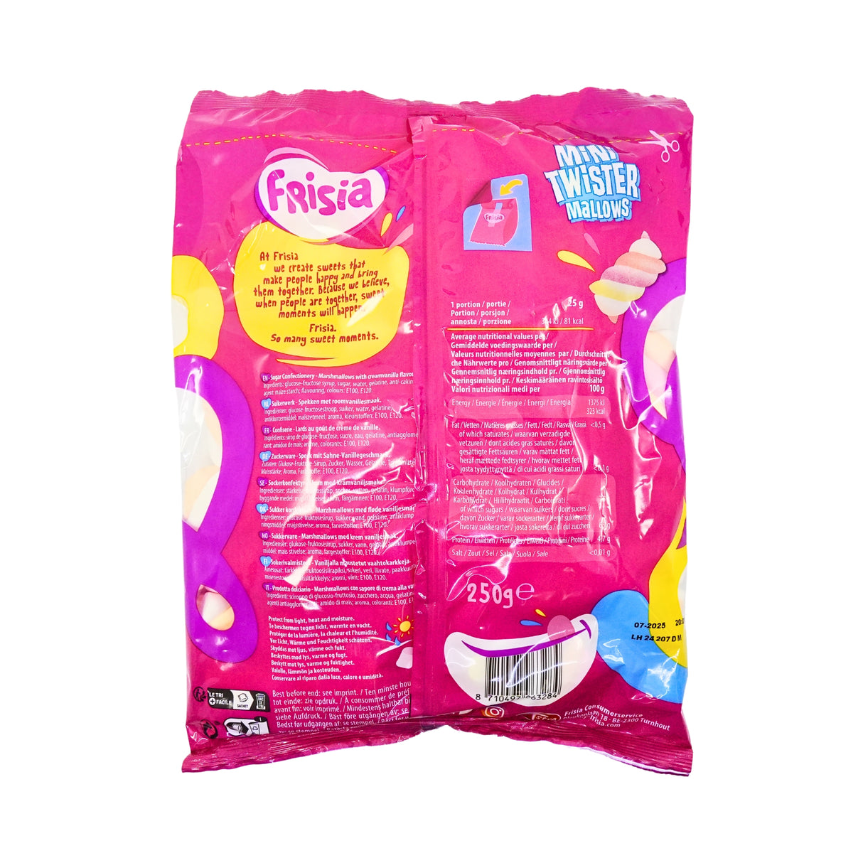 Frisia Mini Marshmallow Twisters 8.8oz bag