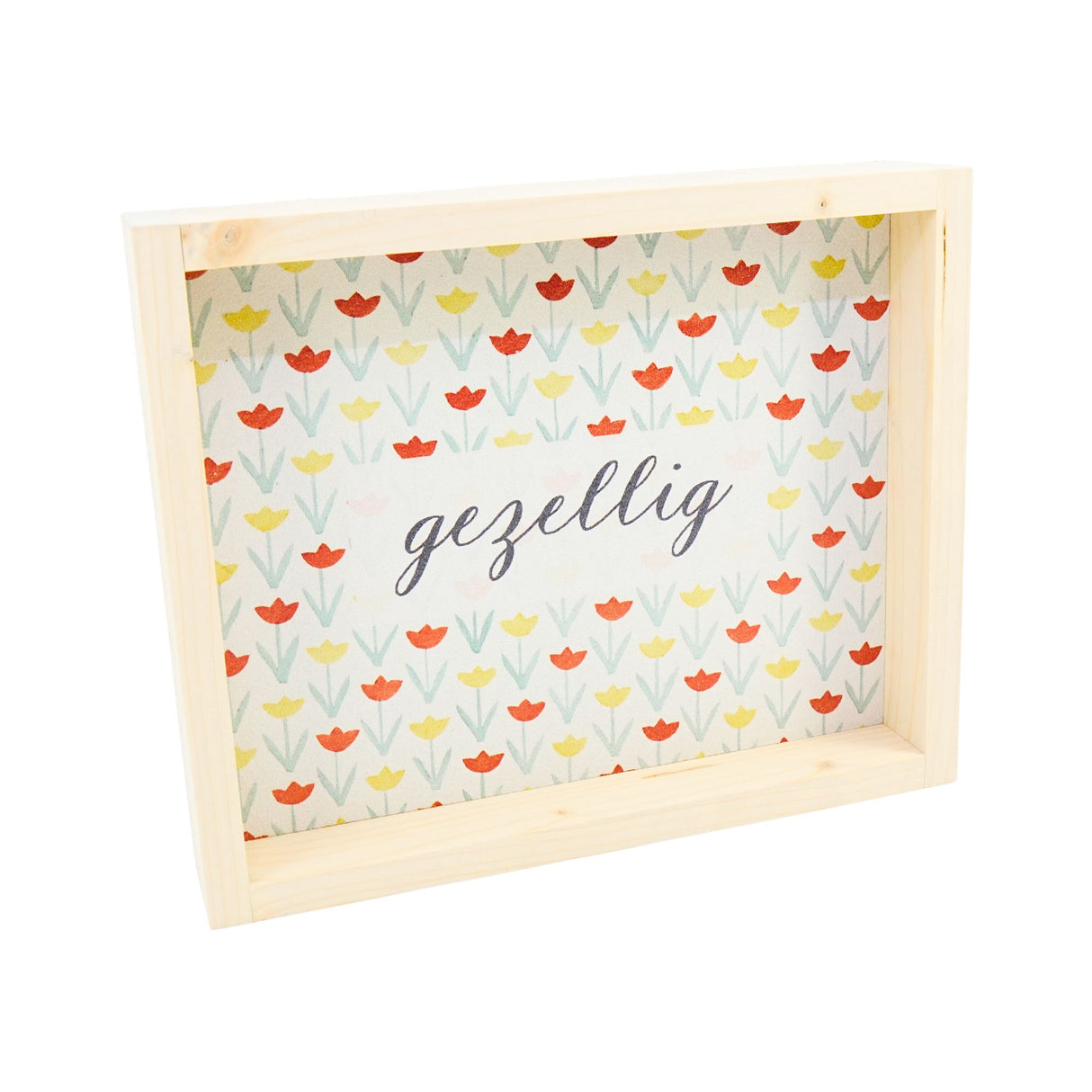 Hoekstra Decor Gezellig With Dutch Tulips Framed Wall Art