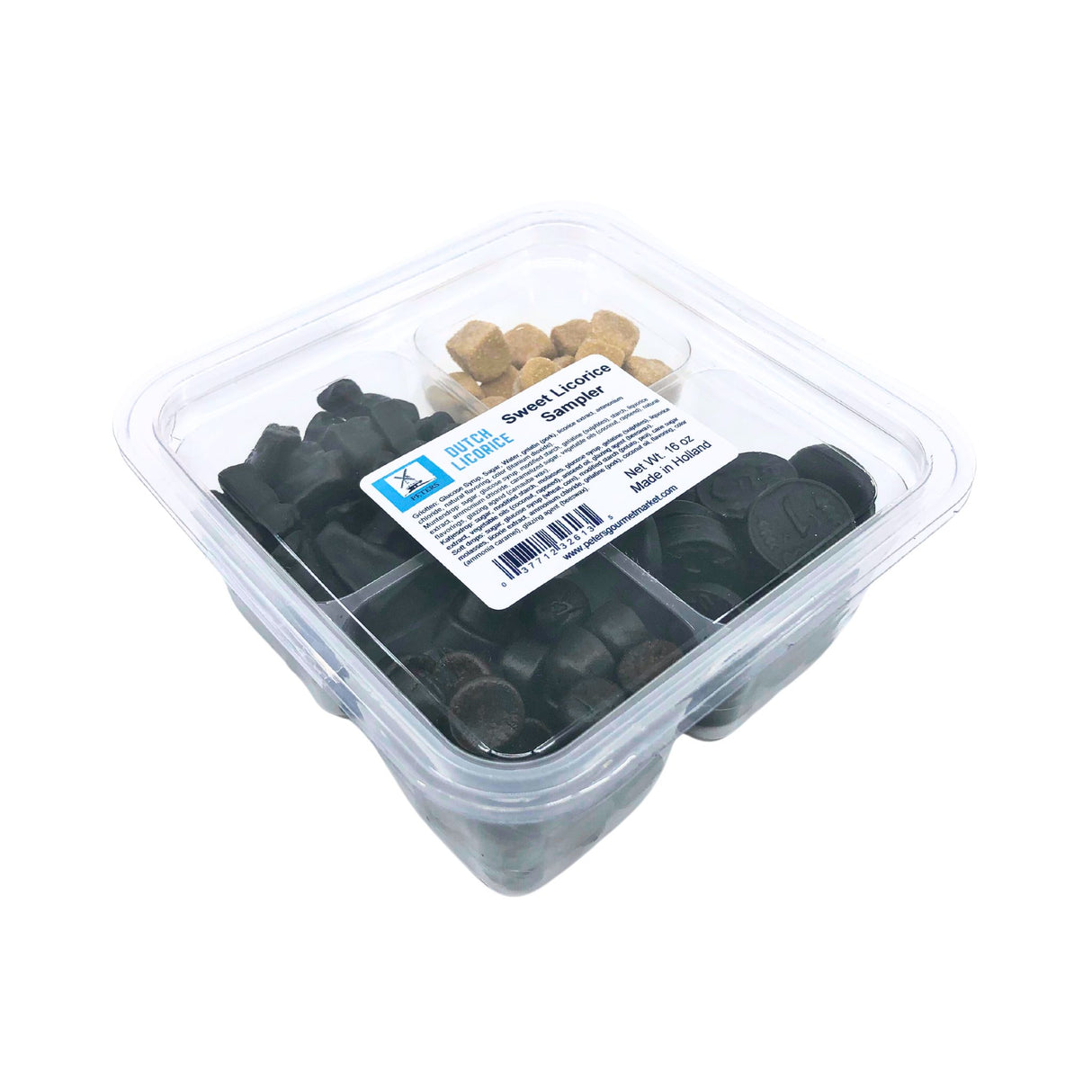 Dutch Hutch SWEET Licorice Sampler 4 kinds 16 oz By Venco