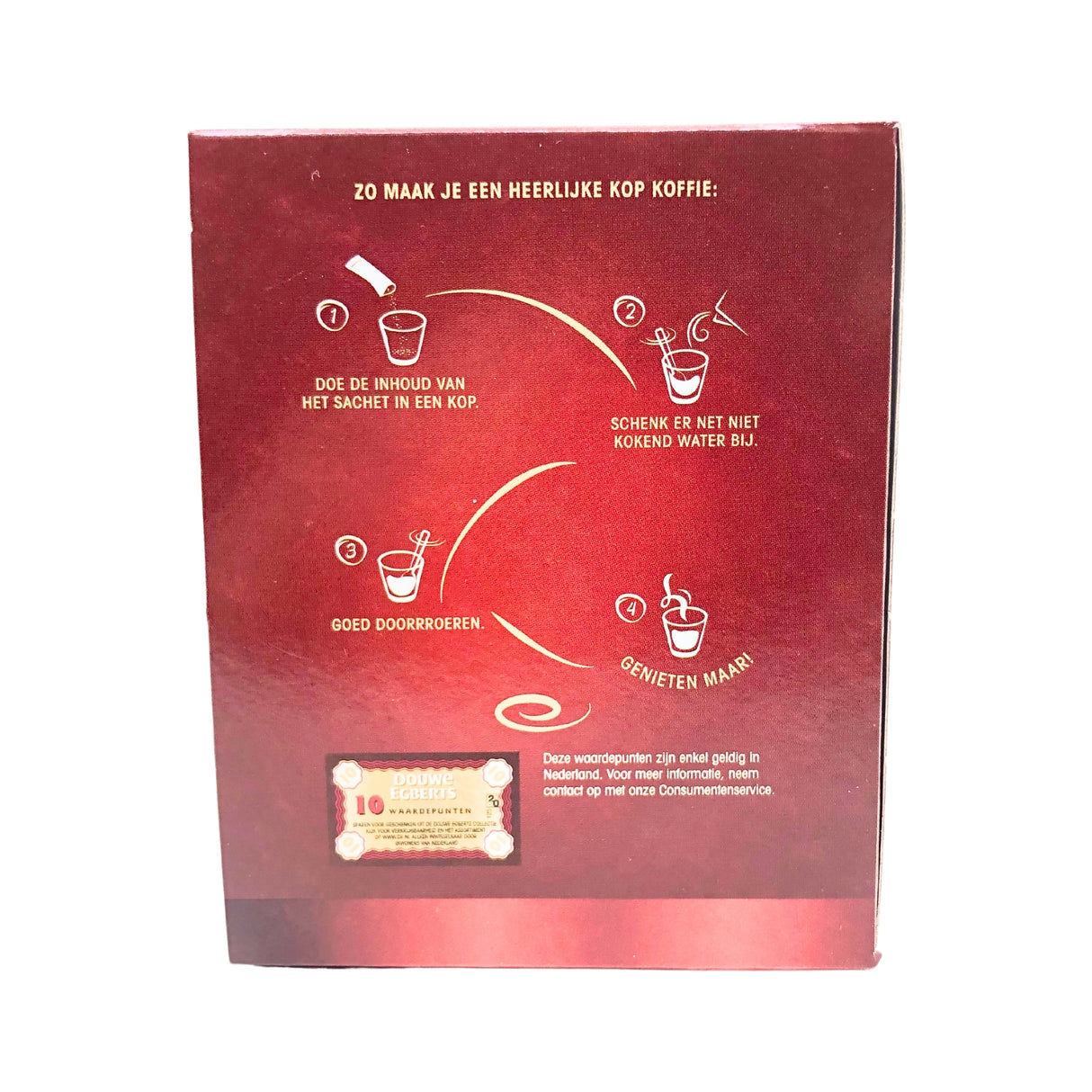 Douwe Egberts Aroma Instant Coffee Sticks 25 ct box