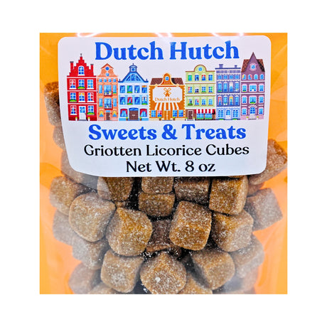 Dutch Hutch Griotten Licorice cubes  8 oz By Venco