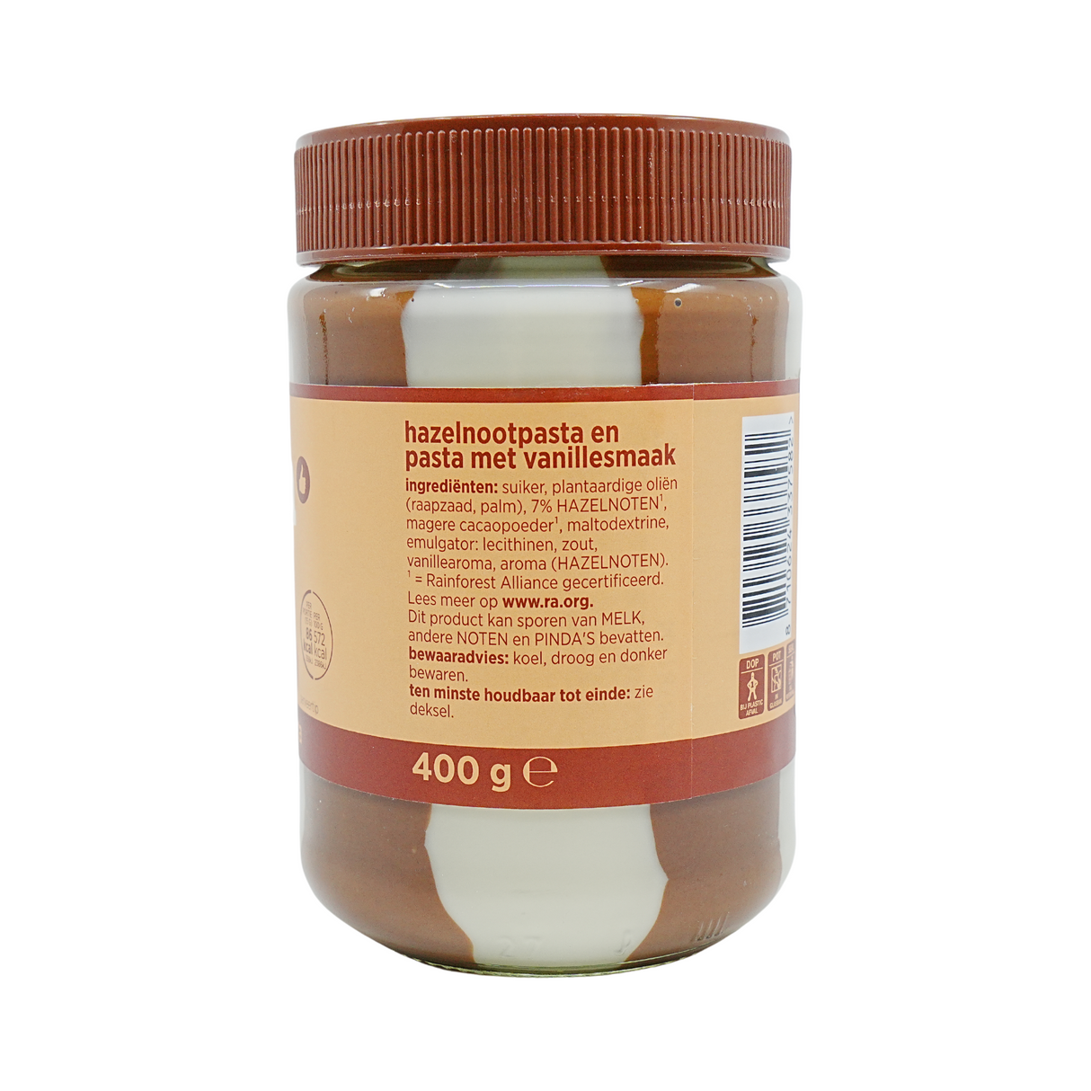 Gwoon DUO Hazelnut & White Chocolate Spread 14 oz jar