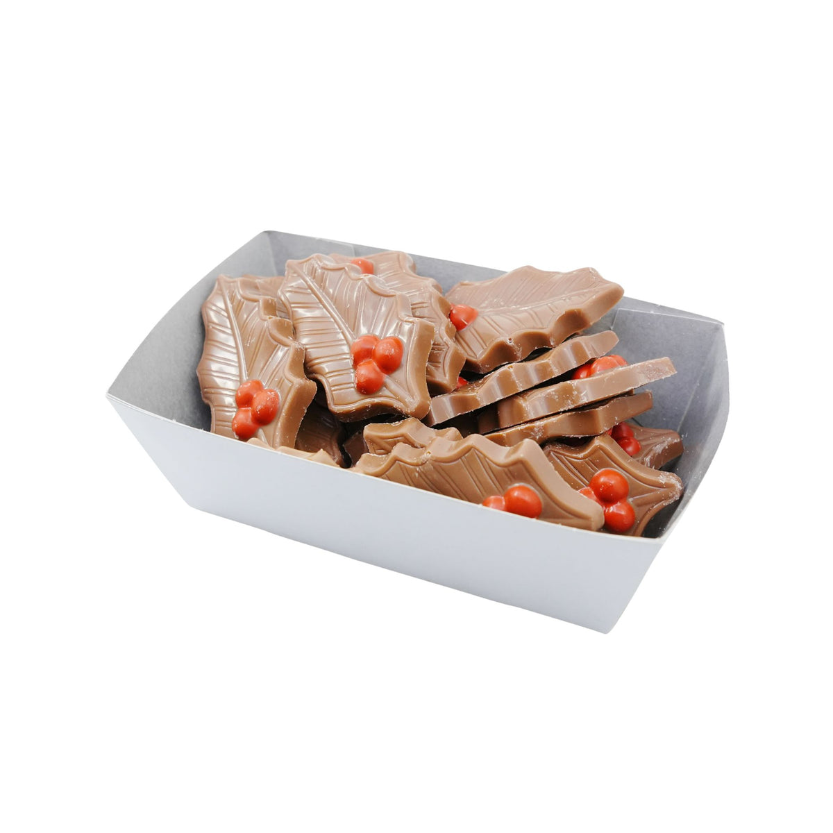 Martinez Milk Chocolate Holly Leaves 5 oz