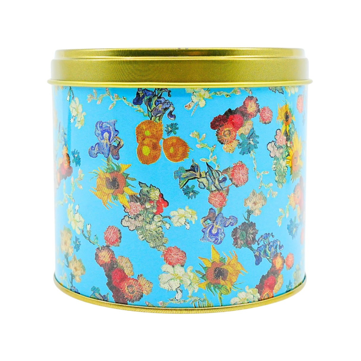 Van Gogh Flower Bouquet Tin EMPTY