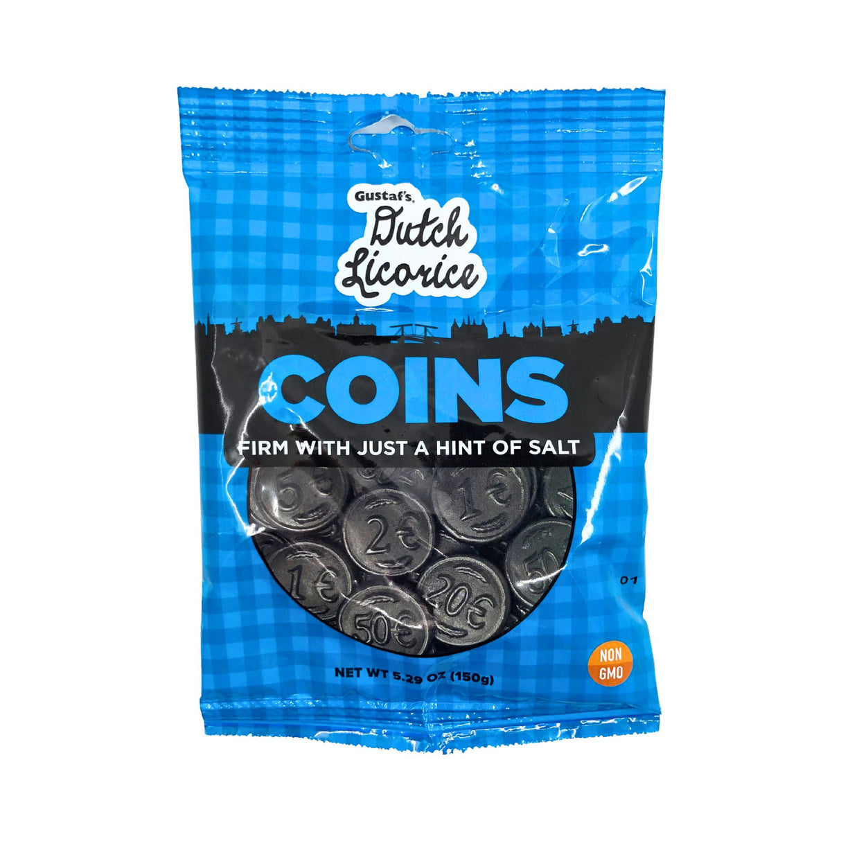 Gustafs Licorice Coins 5.2 Oz Bag