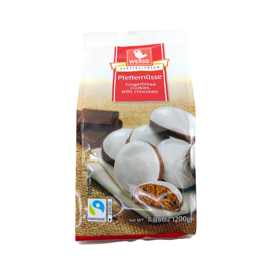 Weiss Chocolate Pfeffernusse 7 oz Bag