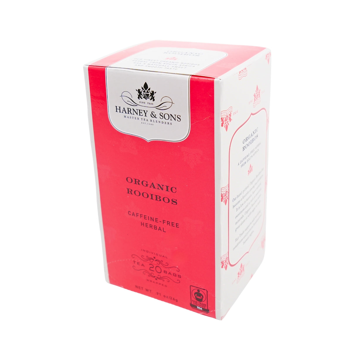 Harney & Sons Organic Rooibos Tea 20 Ct Box