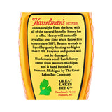 Hasselmans Honey 16 oz Inverted bottle