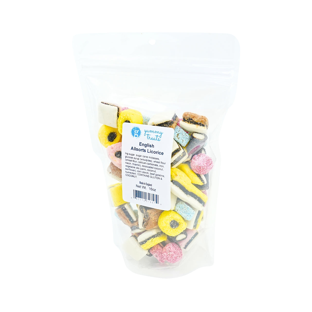 Dutch Hutch  Allsorts English Licorice 1 lb  by Gustafs
