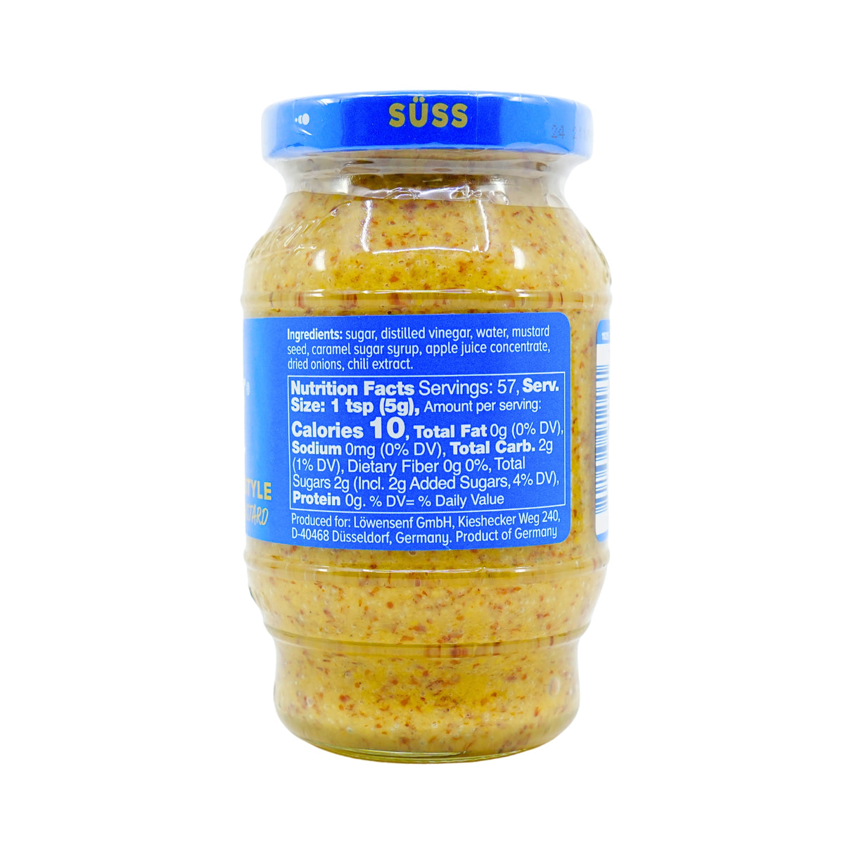 Lowensenf Bavarian Sweet and Spicy Mustard 10 oz