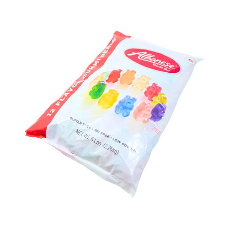 Albanese Bulk Gummi Bears 12 Flavor 5 lb bag