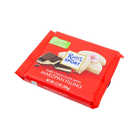 Ritter Dark Chocolate Bar With Marzipan Filling 3.5 oz mp12
