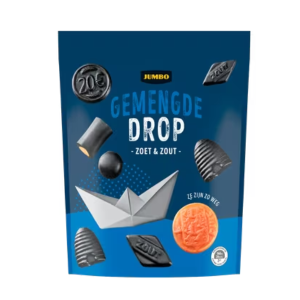Jumbo Mixed Licorice (sweet and salty) 12.3 oz 350 gr